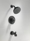 DELTA Saylor Monitor 17 Series Tub & Shower Trim — Matte Black