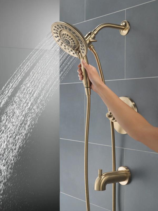 DELTA Saylor Monitor 17 Series Tub & Shower Trim with In2ition — Champagne Bronze