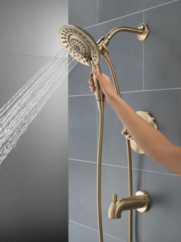 DELTA Saylor Monitor 17 Series Tub & Shower Trim with In2ition — Champagne Bronze