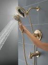 DELTA Saylor Monitor 17 Series Tub & Shower Trim with In2ition — Champagne Bronze