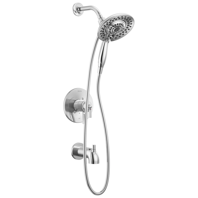 DELTA Saylor Monitor 17 Series Tub & Shower Trim with In2ition — Chrome