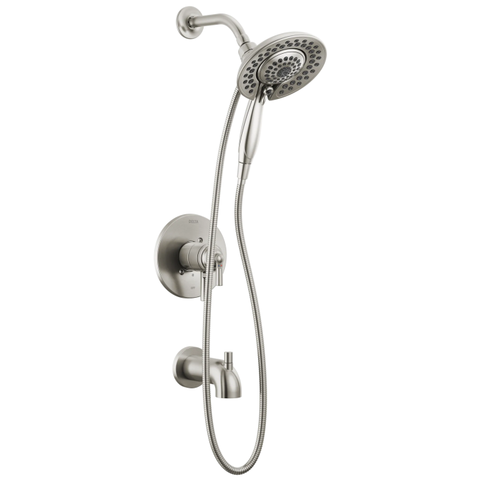 DELTA Saylor Monitor 17 Series Tub & Shower Trim with In2ition — Stainless