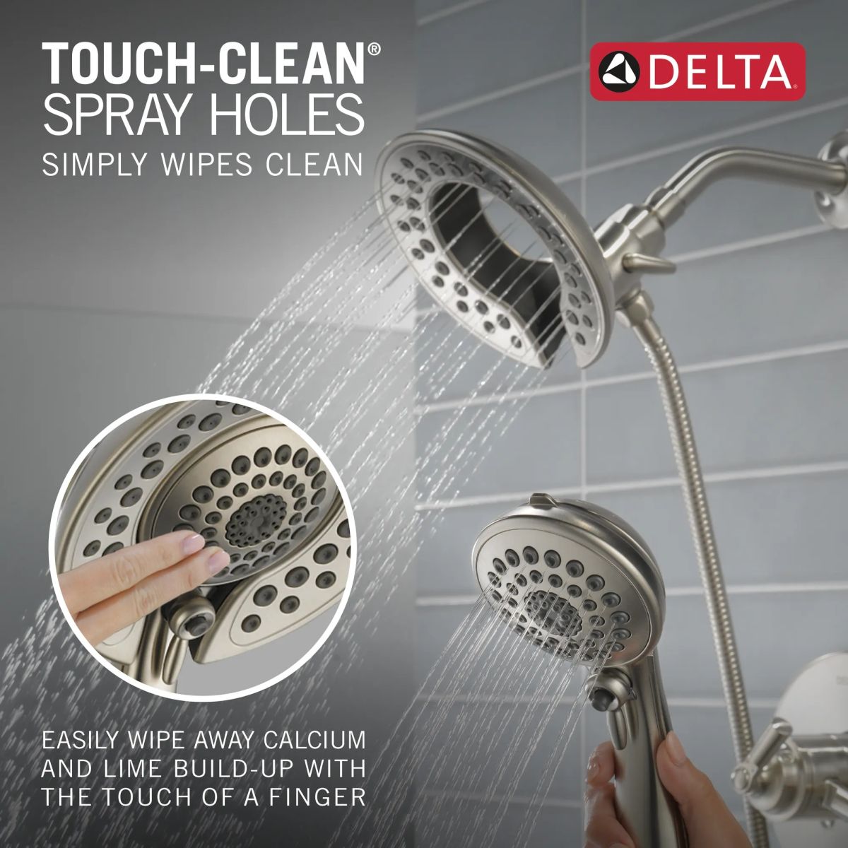DELTA Saylor Monitor 17 Series Tub & Shower Trim with In2ition — Stainless