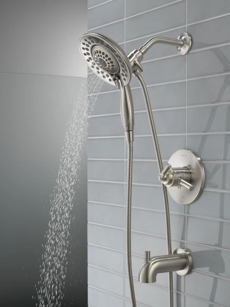 DELTA Saylor Monitor 17 Series Tub & Shower Trim with In2ition — Stainless