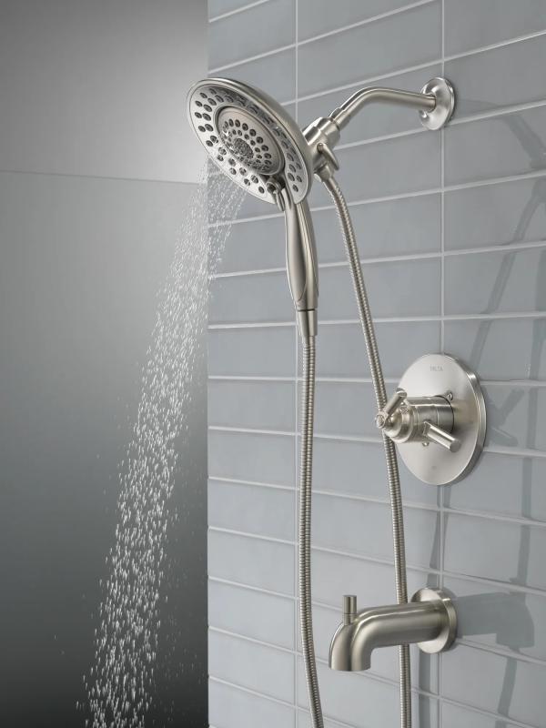 DELTA Saylor Monitor 17 Series Tub & Shower Trim with In2ition — Stainless