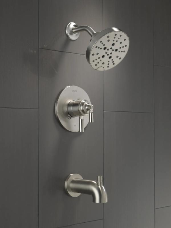 DELTA Saylor Monitor 17 Series Tub & Shower Trim — Stainless
