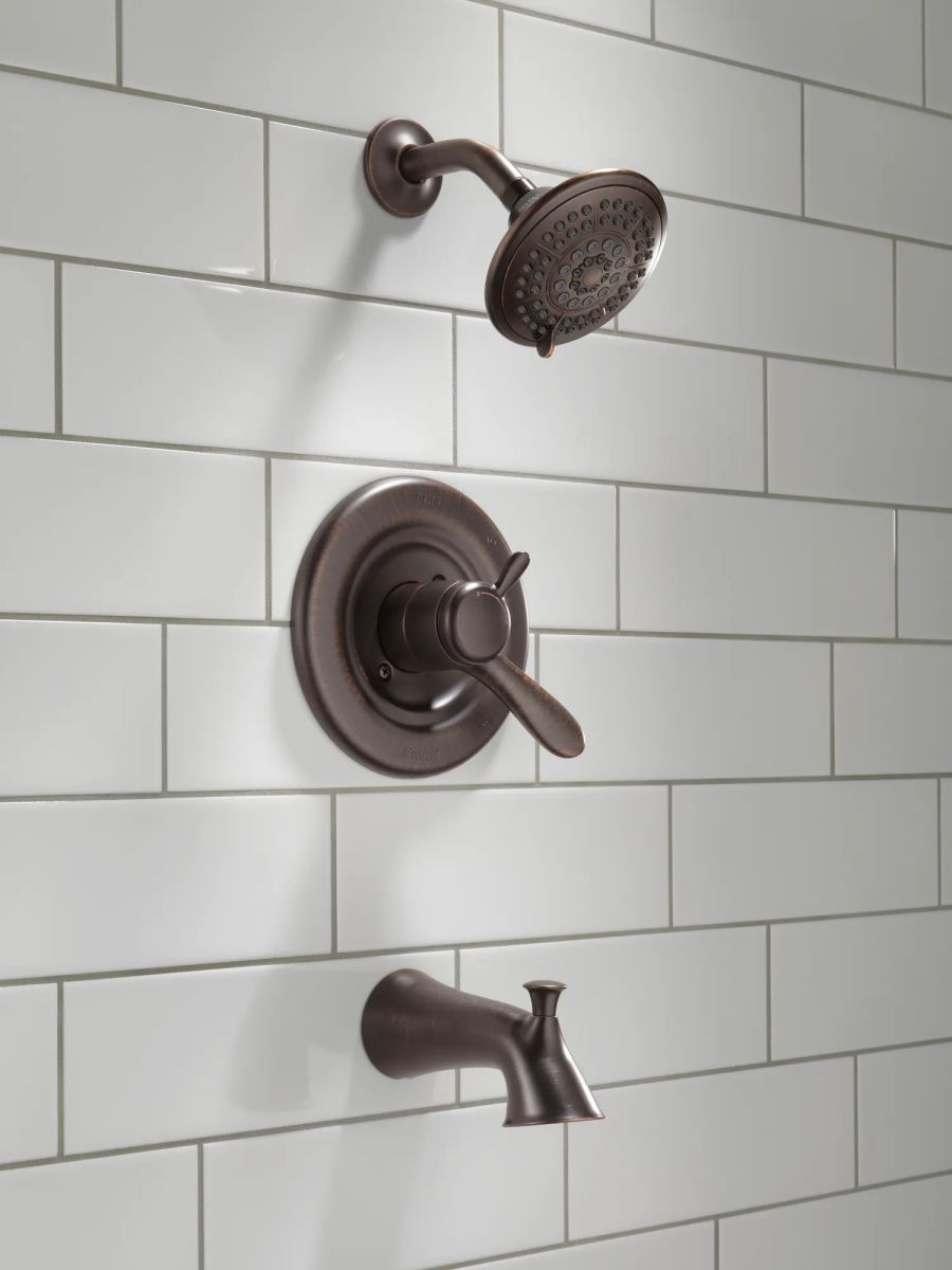 DELTA Lahara Monitor 17 Series Tub & Shower Trim — Venetian Bronze