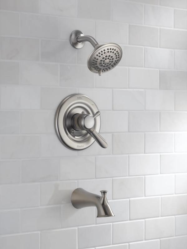 DELTA Lahara Monitor 17 Series Tub & Shower Trim — Stainless