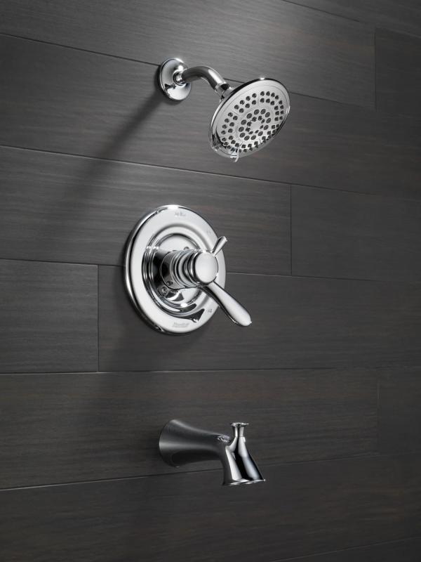 DELTA Lahara Monitor 17 Series Tub & Shower Trim — Chrome