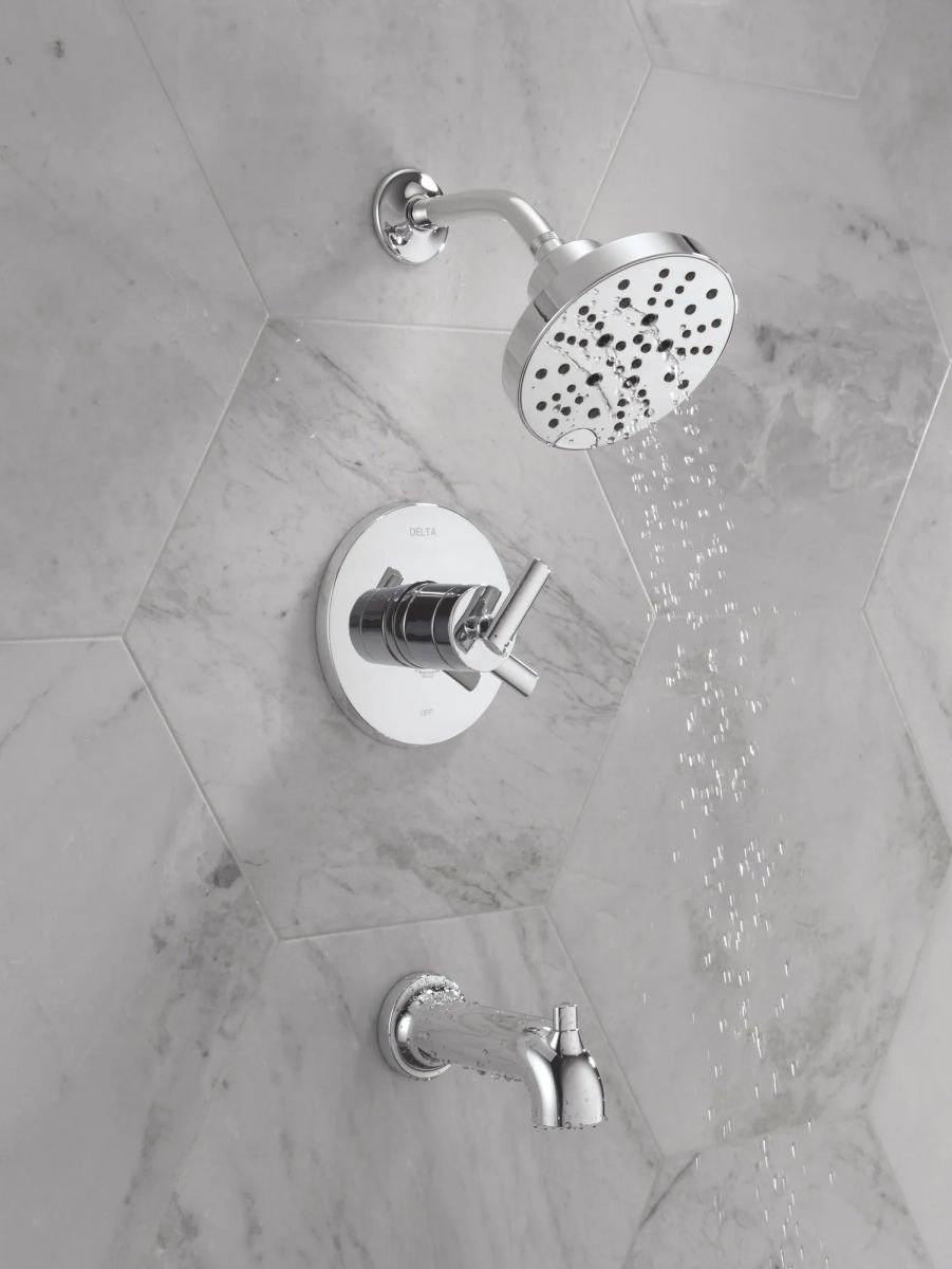 DELTA Altado Monitor 17 Series Tub & Shower Trim — Chrome