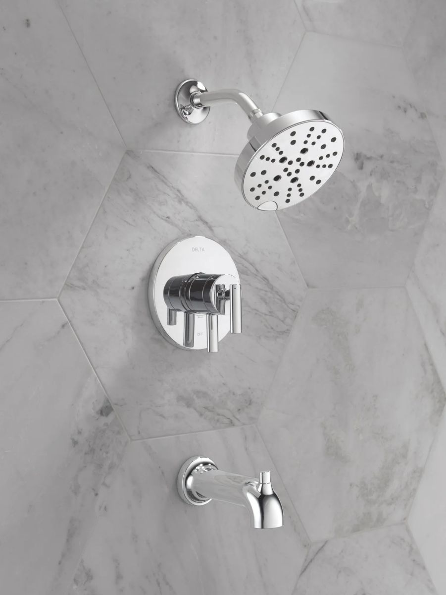DELTA Altado Monitor 17 Series Tub & Shower Trim — Chrome