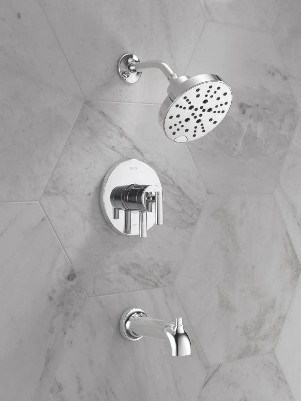 DELTA Altado Monitor 17 Series Tub & Shower Trim — Chrome