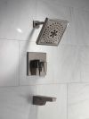 DELTA Trillian 17 Series H2Okinetic Tub Shower Trim — Lumicoat® Black Stainless