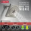 DELTA Trillian 17 Series H2Okinetic Tub Shower Trim — Lumicoat® Stainless