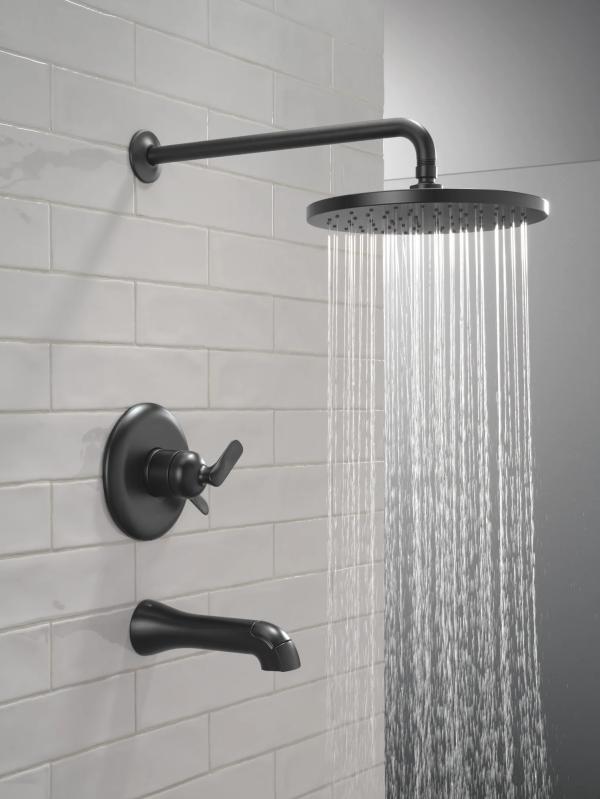 DELTA Bonacci 17 Series Tub Shower Trim — Matte Black
