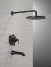 DELTA Bonacci 17 Series Tub Shower Trim — Matte Black