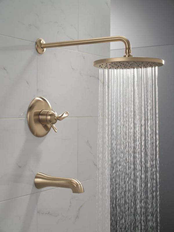 DELTA Bonacci 17 Series Tub Shower Trim — Lumicoat® Champagne Bronze
