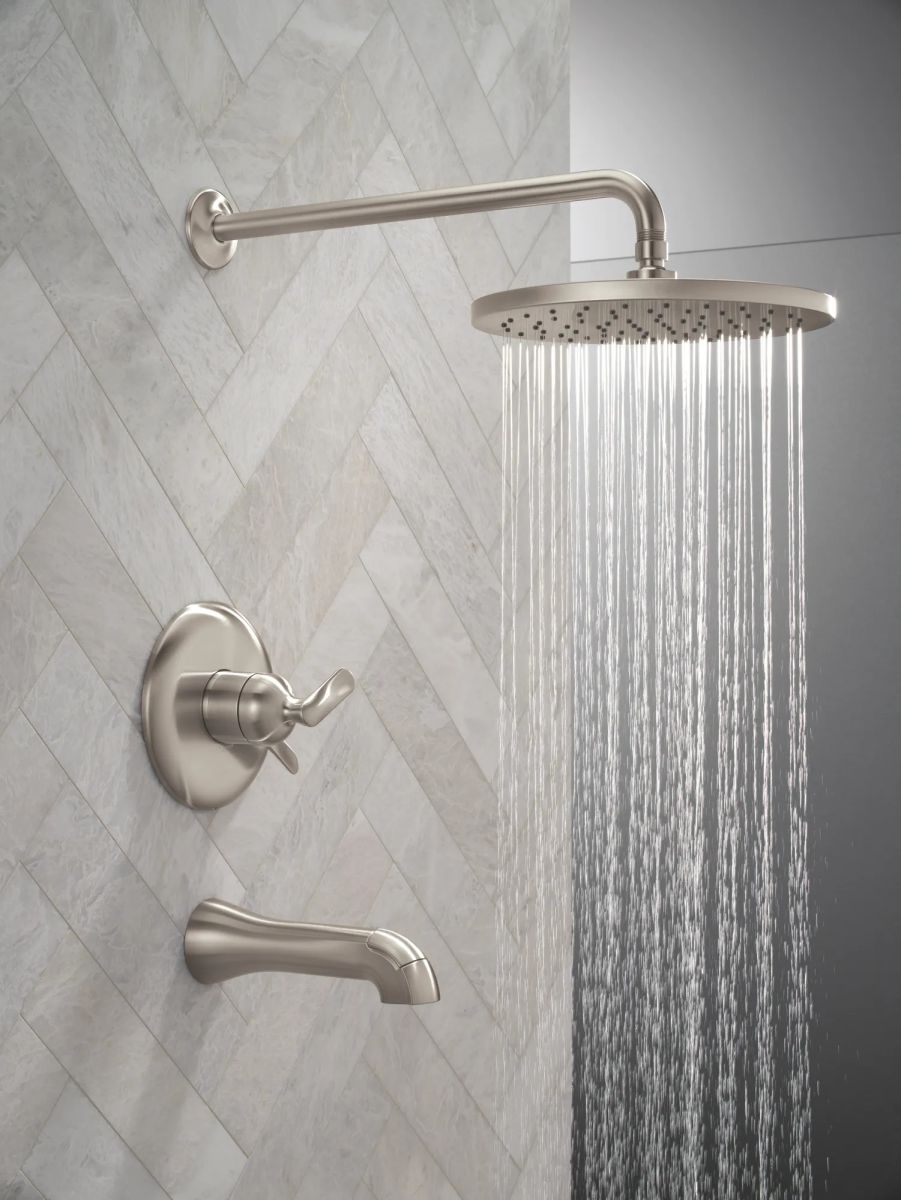 DELTA Bonacci 17 Series Tub Shower Trim — Lumicoat® Stainless