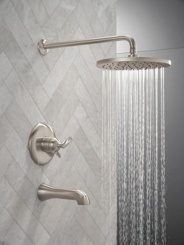DELTA Bonacci 17 Series Tub Shower Trim — Lumicoat® Stainless