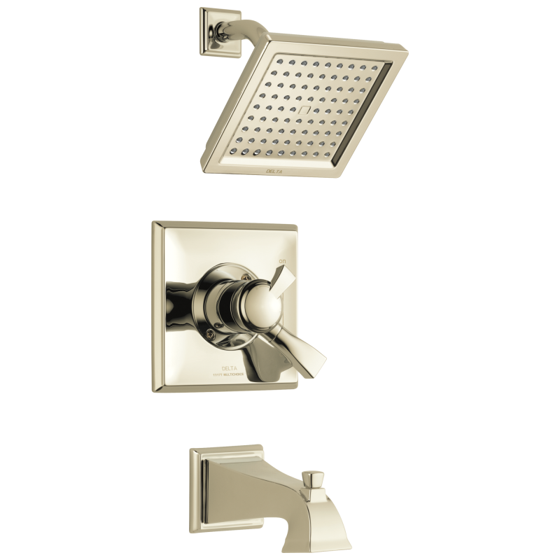 DELTA Dryden Monitor 17 Series Tub & Shower Trim — Polished Nickel