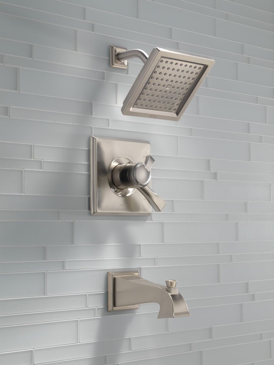 DELTA Dryden Monitor 17 Series Tub & Shower Trim — Stainless