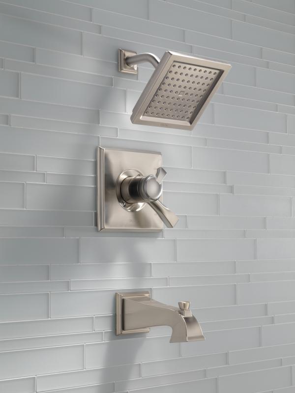 DELTA Dryden Monitor 17 Series Tub & Shower Trim — Stainless
