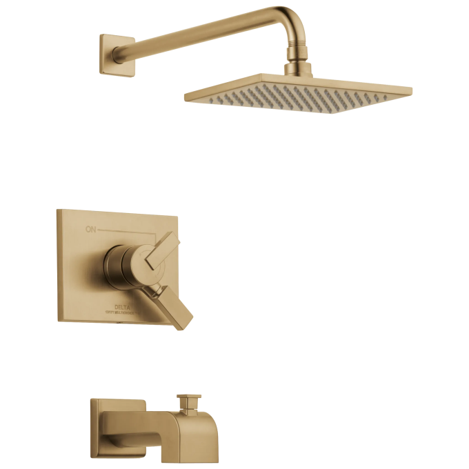 DELTA Vero Monitor 17 Series Tub & Shower Trim — Champagne Bronze