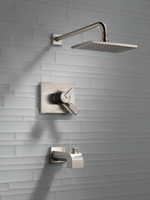DELTA Vero Monitor 17 Series Tub & Shower Trim — Stainless