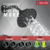 DELTA Dorval Monitor 17 Series Tub & Shower Trim — Matte Black