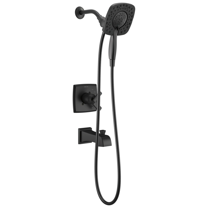 DELTA Ashlyn Monitor 17 Series Shower Trim with In2ition — Matte Black