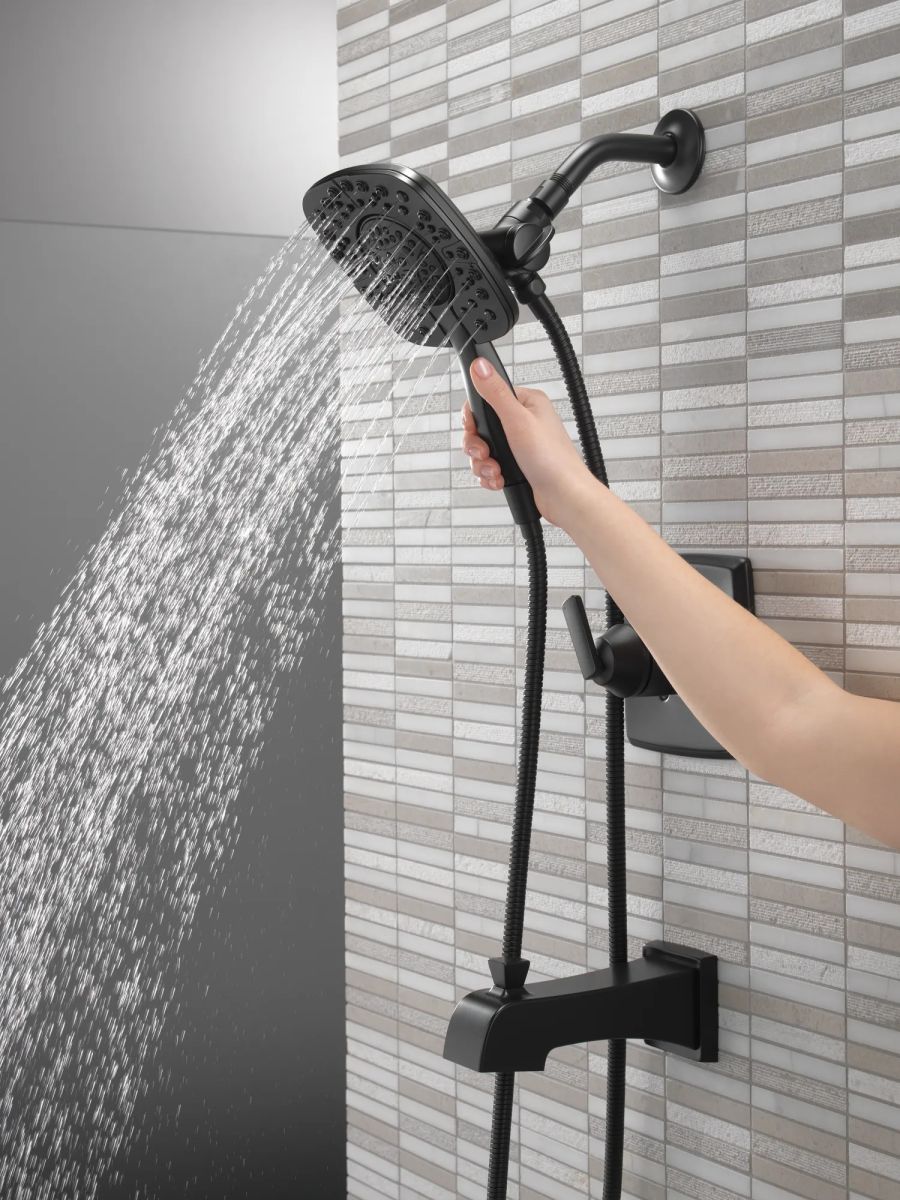 DELTA Ashlyn Monitor 17 Series Shower Trim with In2ition — Matte Black