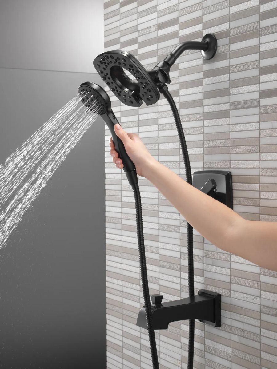 DELTA Ashlyn Monitor 17 Series Shower Trim with In2ition — Matte Black