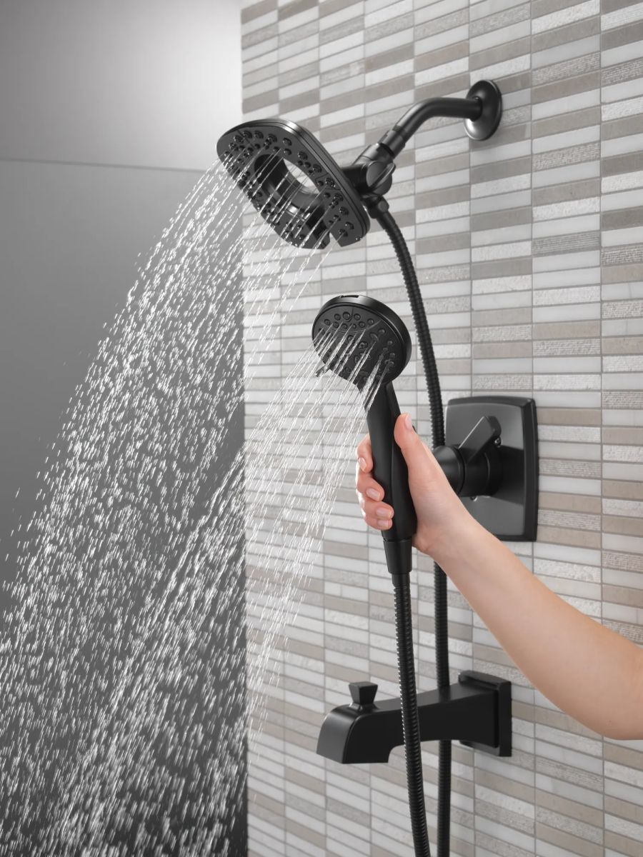 DELTA Ashlyn Monitor 17 Series Shower Trim with In2ition — Matte Black