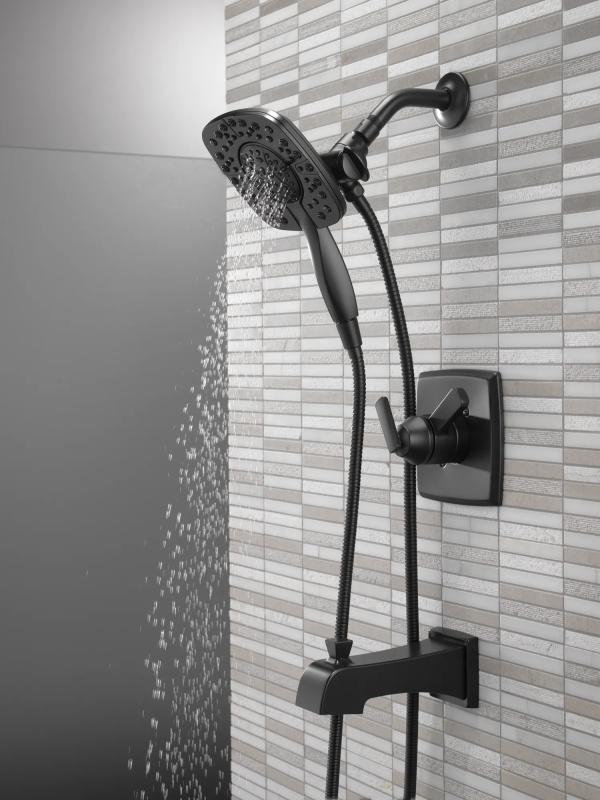 DELTA Ashlyn Monitor 17 Series Shower Trim with In2ition — Matte Black