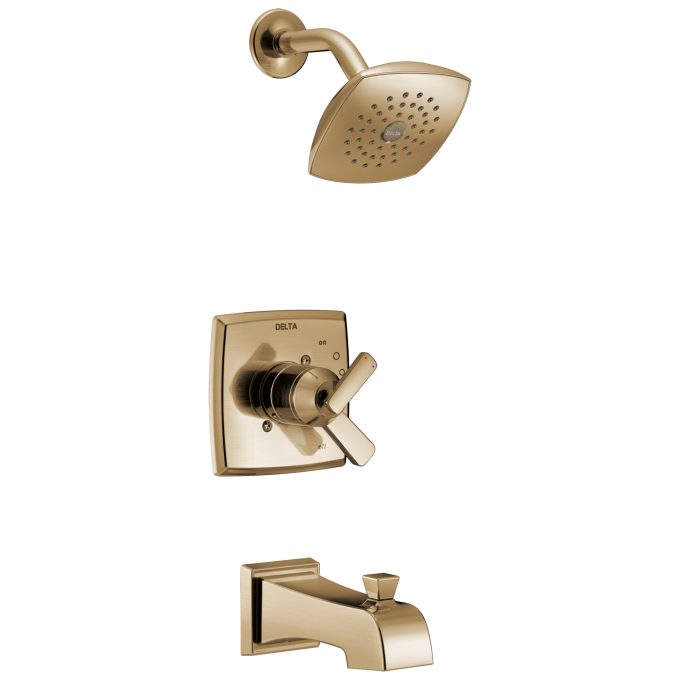 DELTA Ashlyn Monitor 17 Series Tub and Shower Trim — Champagne Bronze