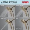 DELTA Ashlyn Monitor 17 Series Shower Trim with In2ition Two-in-One Shower — Champagne Bronze