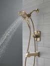 DELTA Ashlyn Monitor 17 Series Shower Trim with In2ition Two-in-One Shower — Champagne Bronze