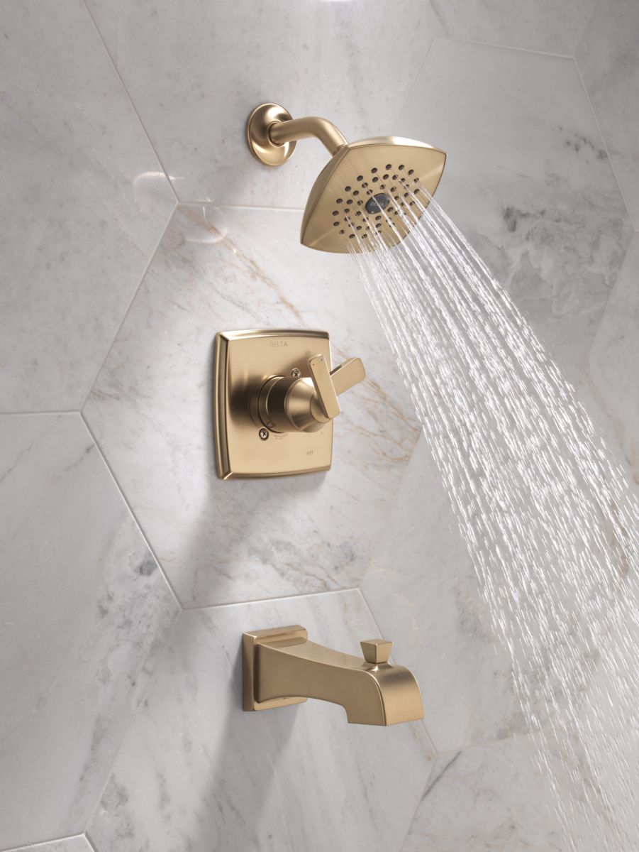 DELTA Ashlyn Monitor 17 Series Tub and Shower Trim — Champagne Bronze