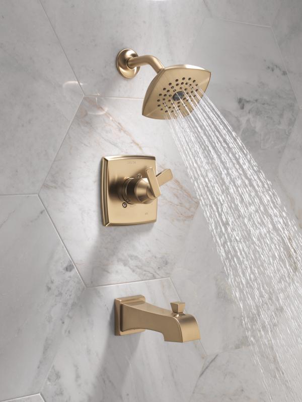 DELTA Ashlyn Monitor 17 Series Tub and Shower Trim — Champagne Bronze