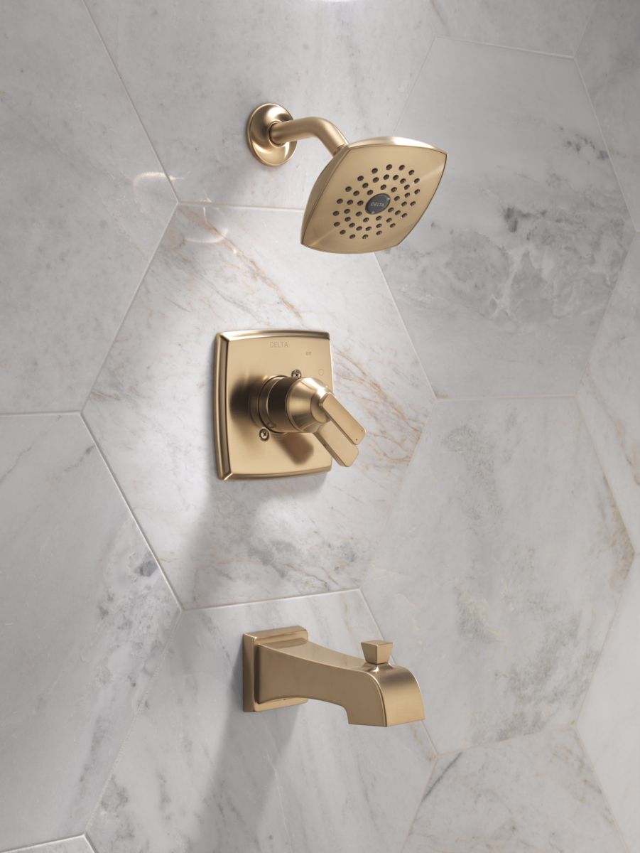 DELTA Ashlyn Monitor 17 Series Tub and Shower Trim — Champagne Bronze