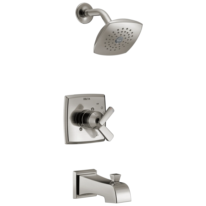 DELTA Ashlyn Monitor 17 Series Tub & Shower Trim — Stainless