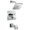 DELTA Ara Monitor 17 Series H2OKINETIC Tub & Shower Trim — Chrome