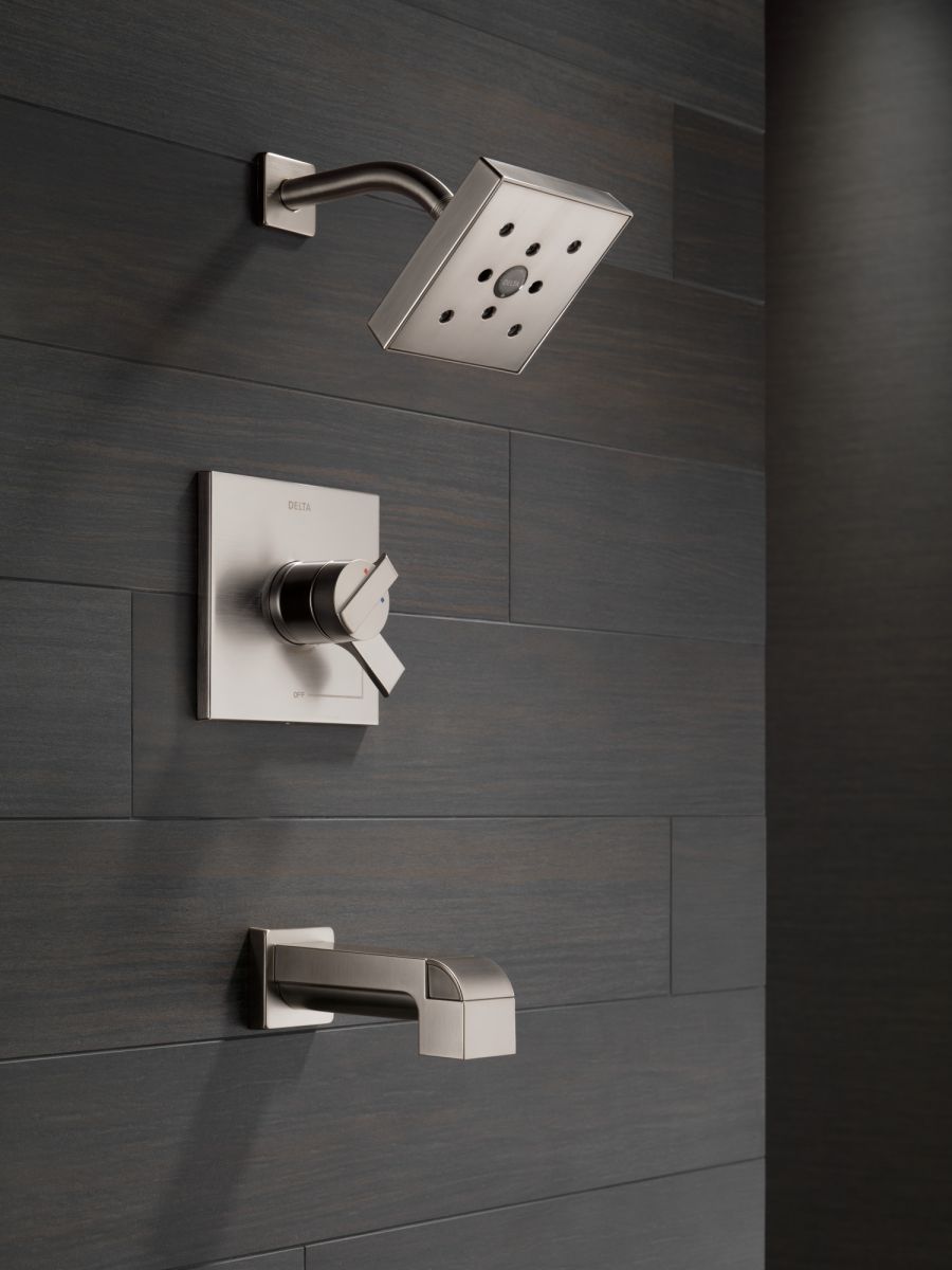 DELTA Ara Monitor 17 Series H2OKINETIC Tub & Shower Trim — Stainless
