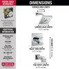 DELTA Ara Monitor 17 Series H2OKINETIC Tub & Shower Trim — Chrome