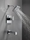 DELTA Ara Monitor 17 Series H2OKINETIC Tub & Shower Trim — Chrome