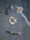 DELTA Galeon 17S Tub Shower Trim with H2OKinetic — Lumicoat® Stainless