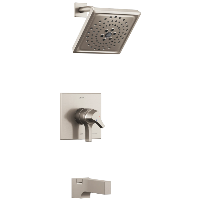 DELTA Zura Monitor 17 Series H2OKINETIC Tub & Shower Trim — Stainless