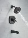 DELTA Stryke 17 Series Tub and Shower Only — Matte Black