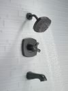 DELTA Stryke 17 Series Tub and Shower Only — Matte Black