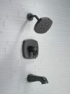 DELTA Stryke 17 Series Tub and Shower Only — Matte Black
